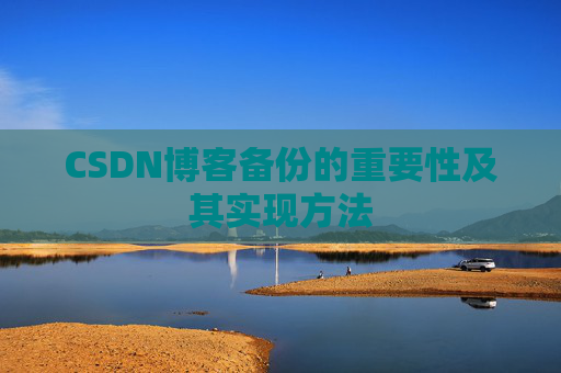 CSDN博客备份的重要性及其实现方法